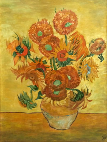 Studio per Vincent Van Gogh - Olio su tela, 1989